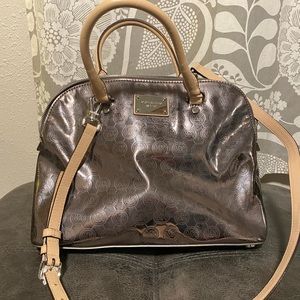 Michael Kors lg done satchel Cindy Nickel